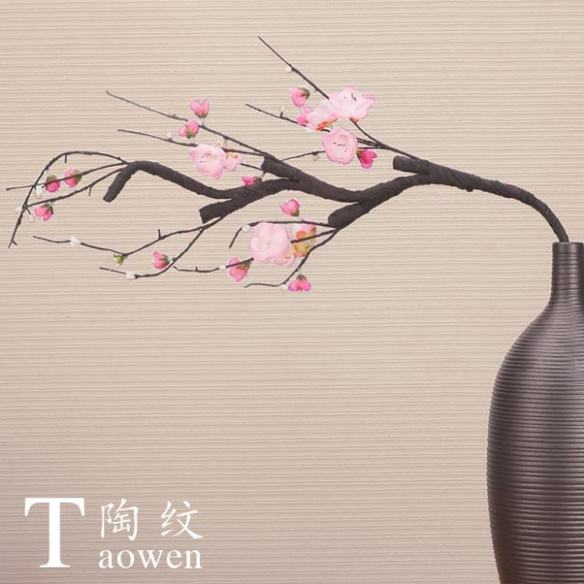 四国化成硅藻泥插花效果图