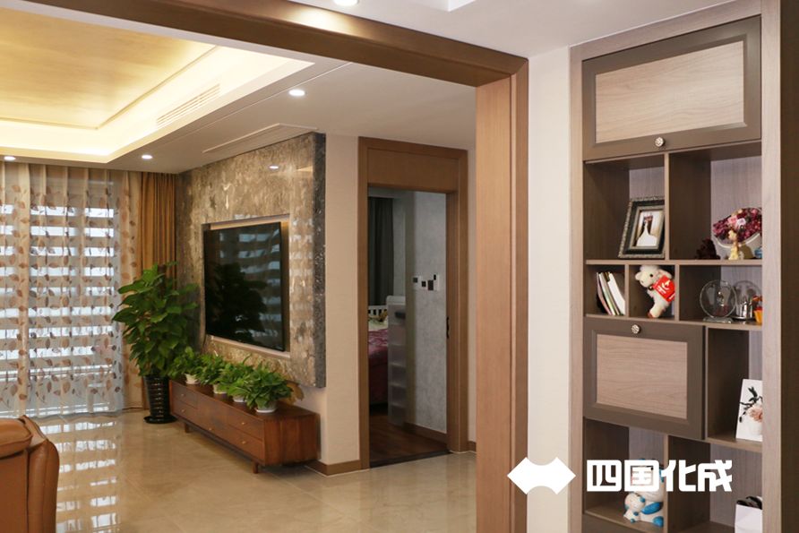 四国化成硅藻泥效果图