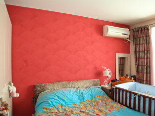 床头背景墙怎么装修好看？用硅藻泥怎么样？