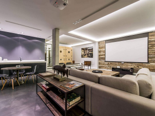 硅藻泥墙面遇上现代工业风家装设计，太美了！