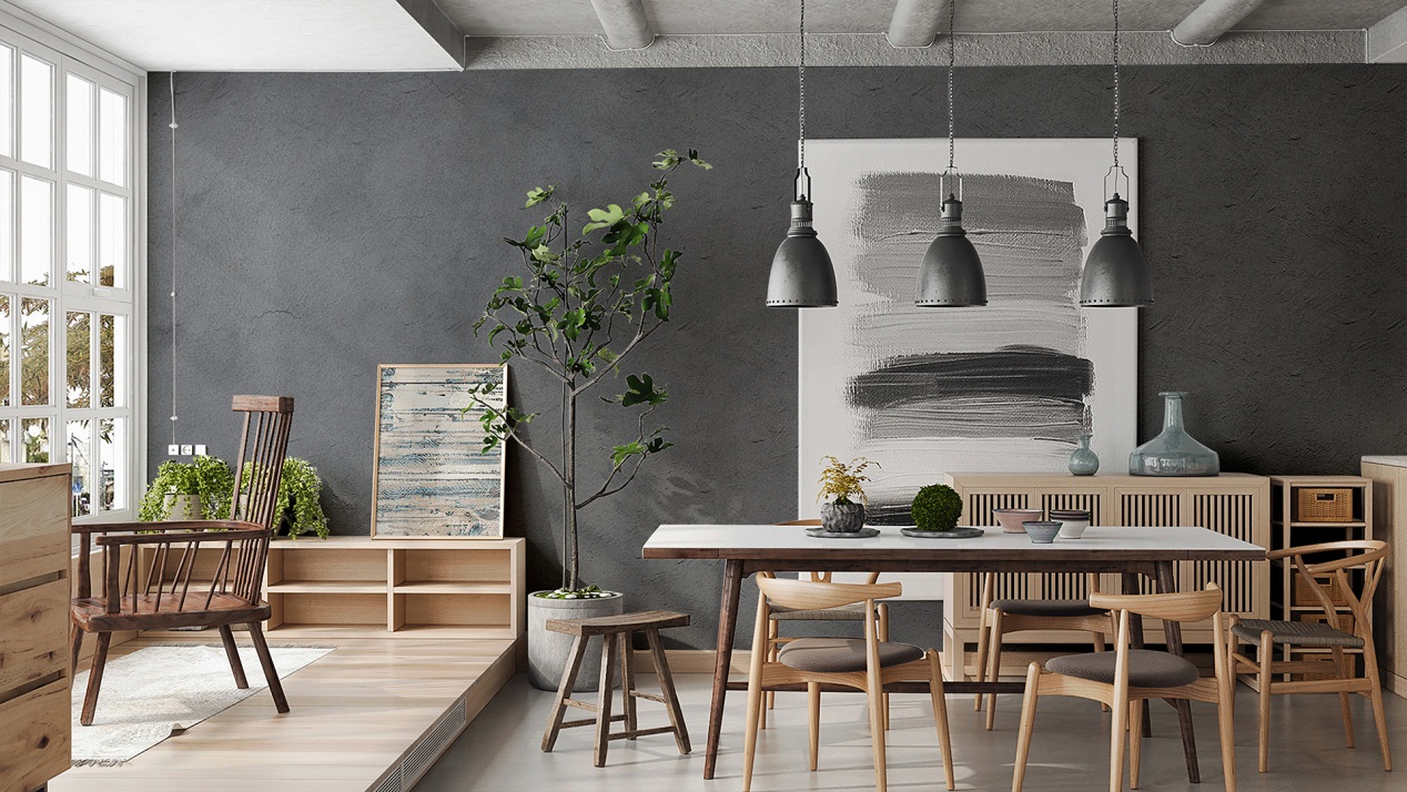 硅藻泥喷图花型特点